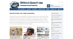Desktop Screenshot of guerillacricket.com